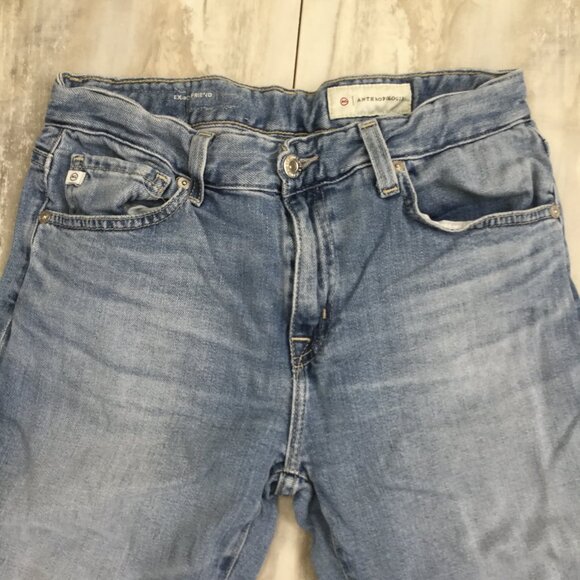 AG Anthropologie Ex-Boyfriend Slouch Slim Jean 25 - Picture 2 of 9